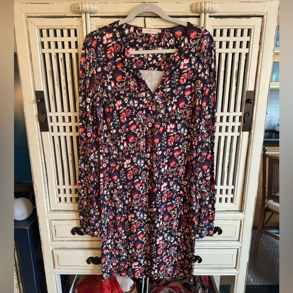 Tory Burch floral long sleeved dress